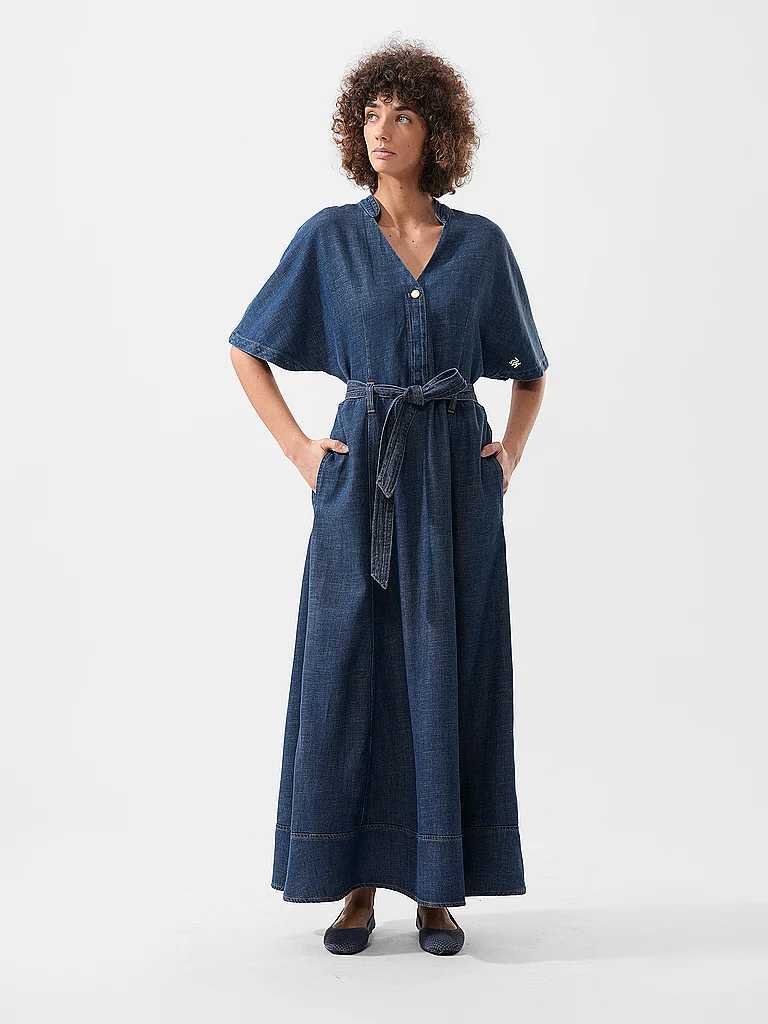 MOS MOSH Robe midi MMEIAARGE bleu | XS